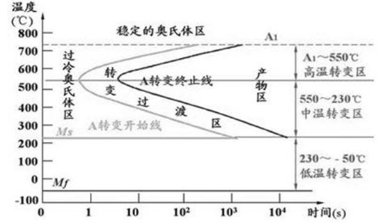 穩定奧氏金相示意圖