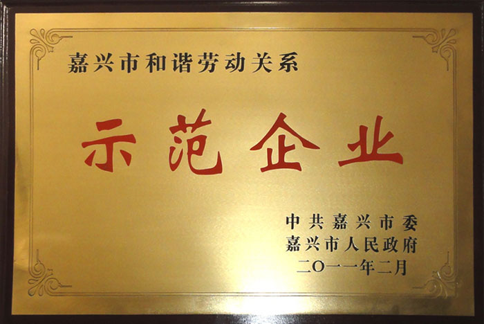 浙江國檢-和諧勞動關系示范企業